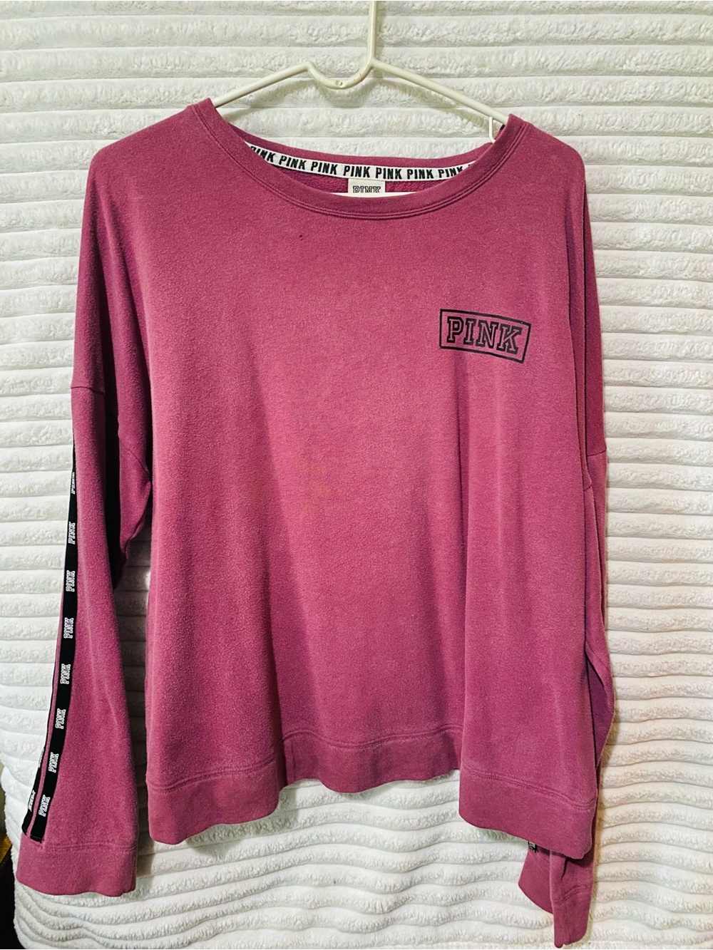 🌵3 for $25 Victoria's Secret PINK Women's Maroon Crewneck Sweater